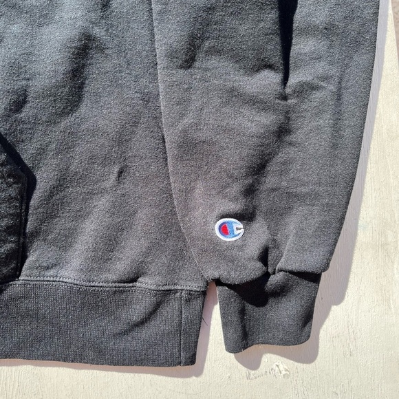 Men's Texas Christian University Hoodie Black Spell-Out L College TCU NCAA Big12 - Picture 5 of 12